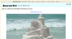 Desktop Screenshot of beachlife30a.com